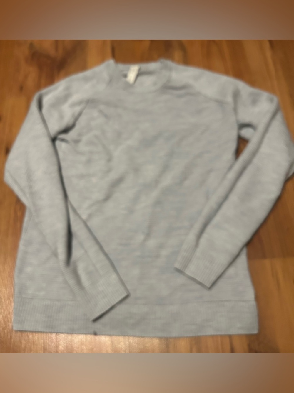 lululemon athletica Light Blue Crewneck Sweater